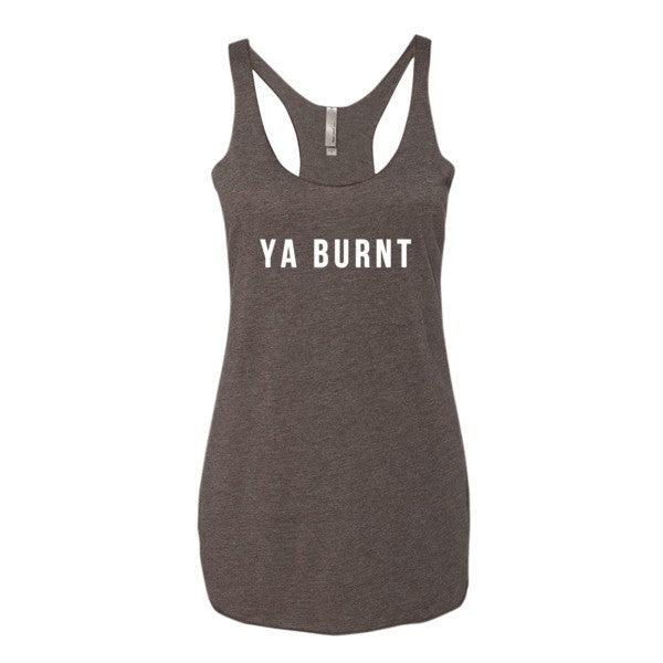 Women's Ya Burnt Graphic Tank Top -  - Macchiato / XS - srce threads - 2
