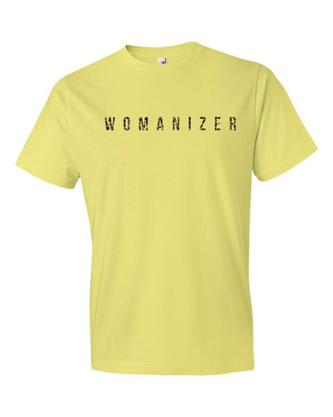 Short Sleeve Womanizer Leopard Print T-Shirt -  - Spring Yellow / S - srce threads - 1