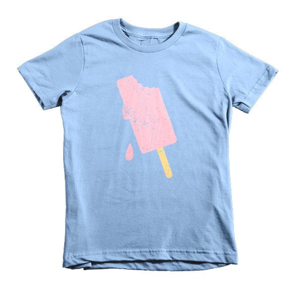 Kid's "Summer Drip" Vintage Ice Cream T-Shirt (Unisex) -  - Baby Blue / 2yrs - srce threads - 10