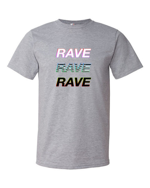 Short Sleeve Trip RAVE t-shirt -  - Heather Grey / S - srce threads - 8