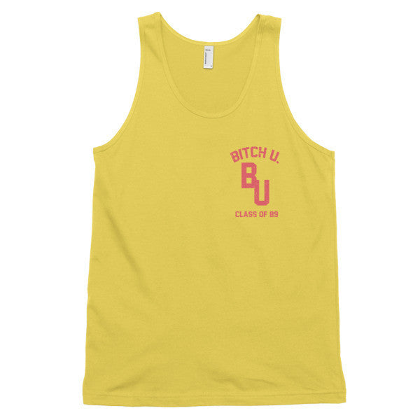 Classic "Bitch U. Class of 89'" Vintage Tank Top (Unisex) -  - Sunshine / XS - srce threads - 12