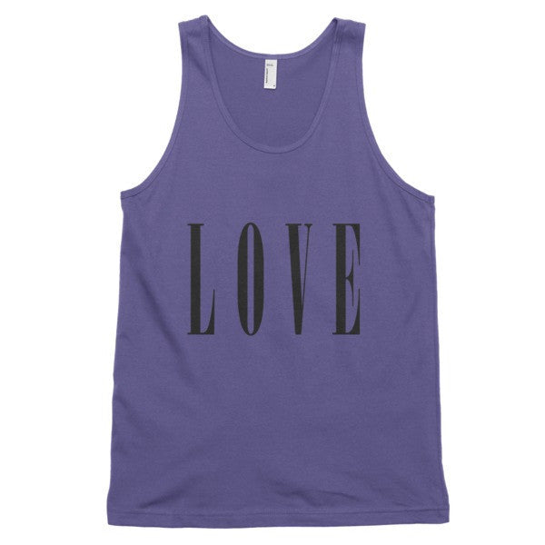 Classic LOVE Tank Top (Unisex) -  - Purple / XS - srce threads - 5