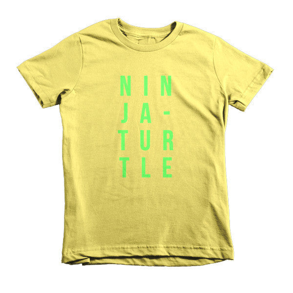 Short Sleeve Ninja-Turtle Kids T-Shirt -  - Lemon / 2yrs - srce threads - 12
