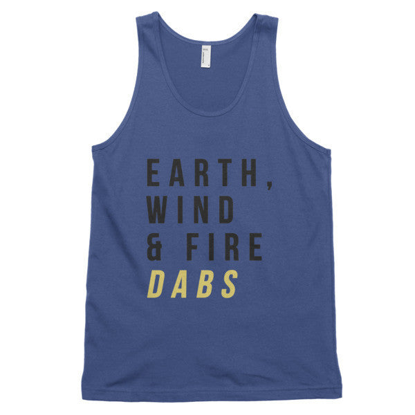 Classic Earth Wind Fire Dabs Tank Top (Unisex) -  - Lapis / XS - srce threads - 6