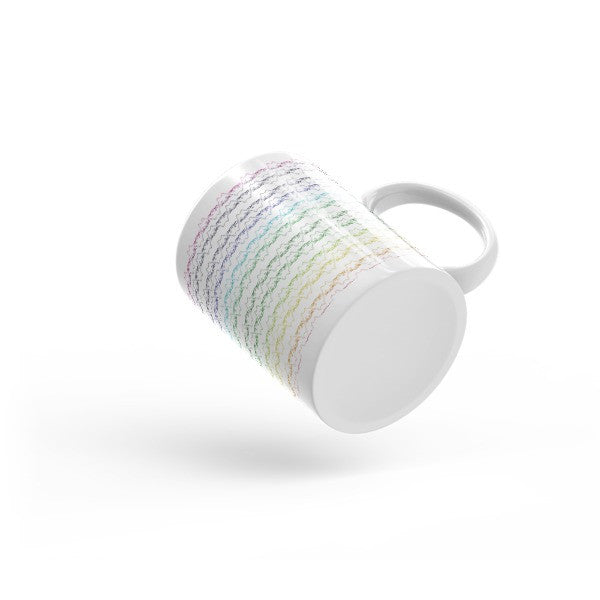8 Bit Cat White Retro Mug -  -  - srce threads - 3