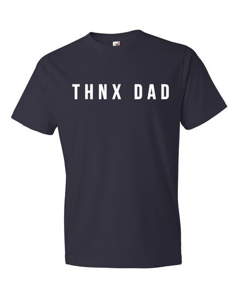 Short Sleeve THNX DAD Modern Father's Day T-Shirt -  - Navy / S - srce threads - 3