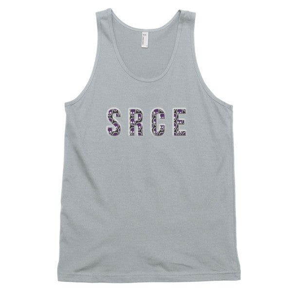 Classic SRCE Alien Purple Over Design Tank Top (Unisex) -  - New Silver / XS - srce threads - 8