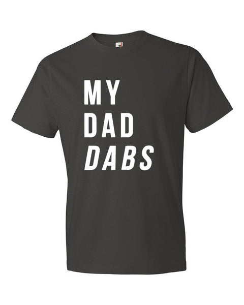Short Sleeve My Dad Dabs T-Shirt -  - Smoke / S - srce threads - 1
