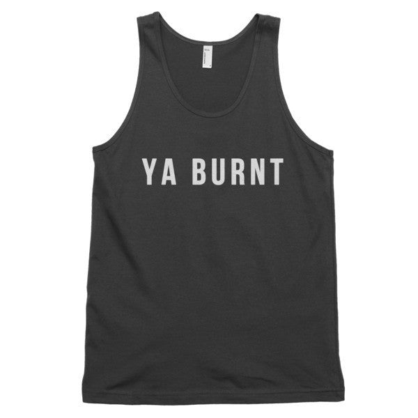 Classic Ya Burnt Graphic Tank Top (Unisex) -  - Black / XS - srce threads - 1