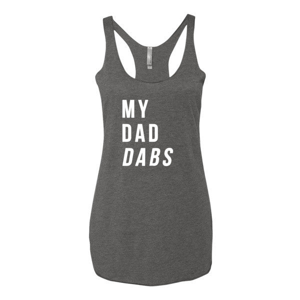 Women's My Dad Dabs Tank Top -  - Premium Heather / XS - srce threads - 3