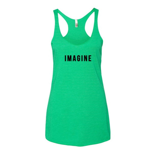 Women's Imagine Graphic Tank Top -  - Envy / XS - srce threads - 7