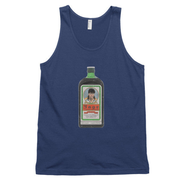 Classic "Jagr - Liquer of the Hockey Gods"  Tank Top (Unisex) -  - Navy / XS - srce threads - 4