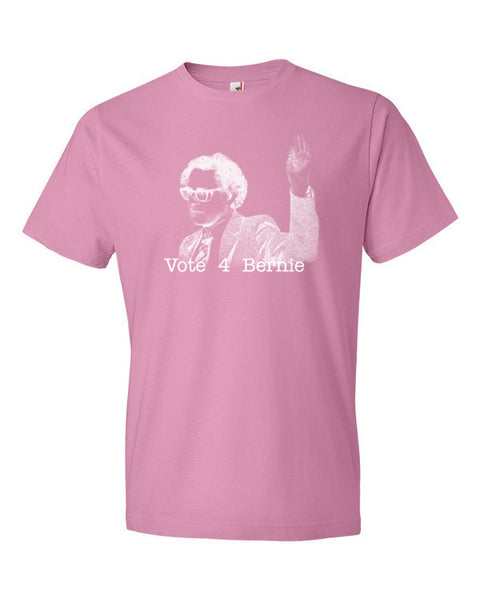 Short Sleeve Negative Bernie Rally T-Shirt (Unisex) - Vintage Throwback Style Rally Design -  - CharityPink / S - srce threads - 13