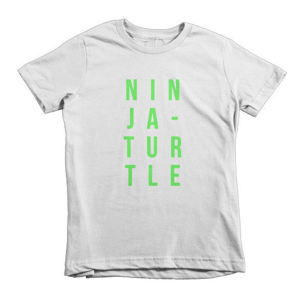 Short Sleeve Ninja-Turtle Kids T-Shirt -  - White / 2yrs - srce threads - 1