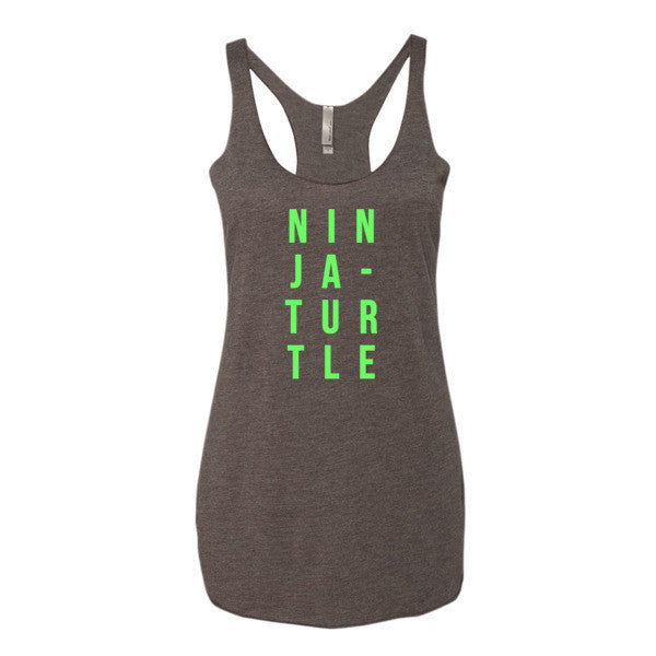 Women's Neon Ninja Turtle Summer Tank Top -  - Macchiato / XS - srce threads - 2