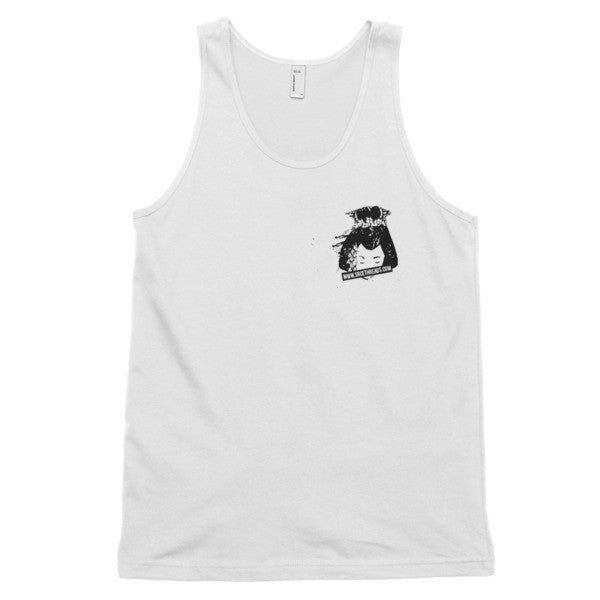 Classic SRCE Geisha Brand Censor Tank Top (Unisex) -  - White / XS - srce threads - 1