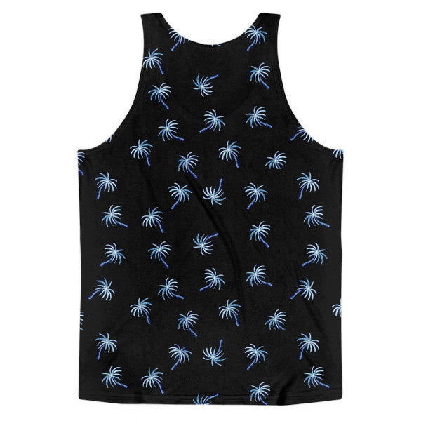 Classic Trip Trop Neon Blue Summer Tank Top (Unisex) -  -  - srce threads - 2