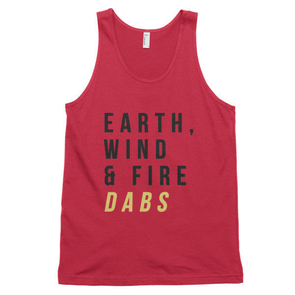 Classic Earth Wind Fire Dabs Tank Top (Unisex) -  - Red / XS - srce threads - 11