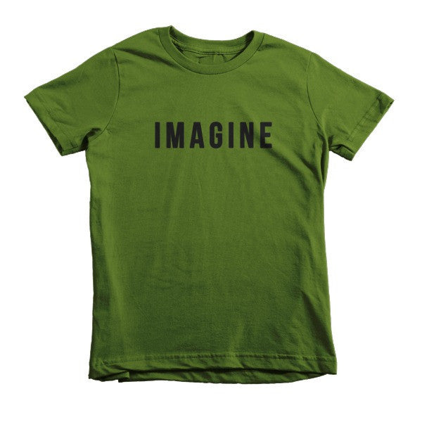 Short Sleeve Imagine Graphic Kids T-Shirt -  - Olive / 2yrs - srce threads - 4