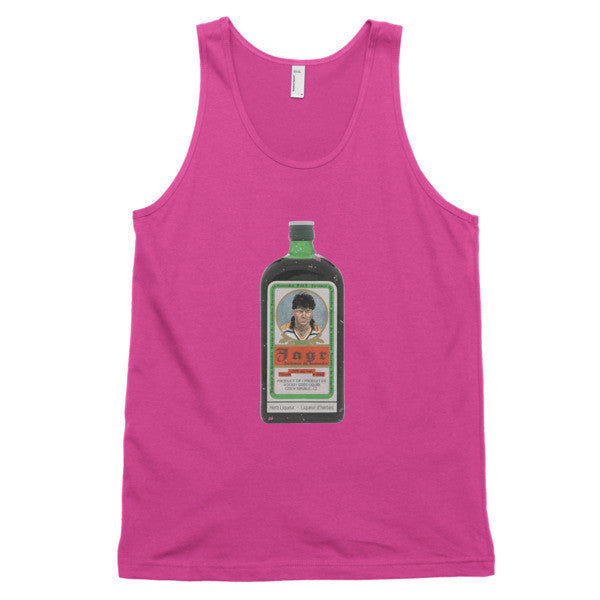 Classic "Jagr - Liquer of the Hockey Gods"  Tank Top (Unisex) -  - Fuchsia / XS - srce threads - 15