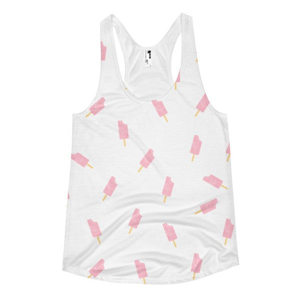 Women's Summer Popsicle Vintage Racerback Tank Top -  - XS - srce threads - 1