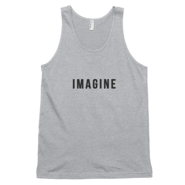 Classic Imagine Graphic Tank Top (Unisex) -  - Heather Grey / XS - srce threads - 2