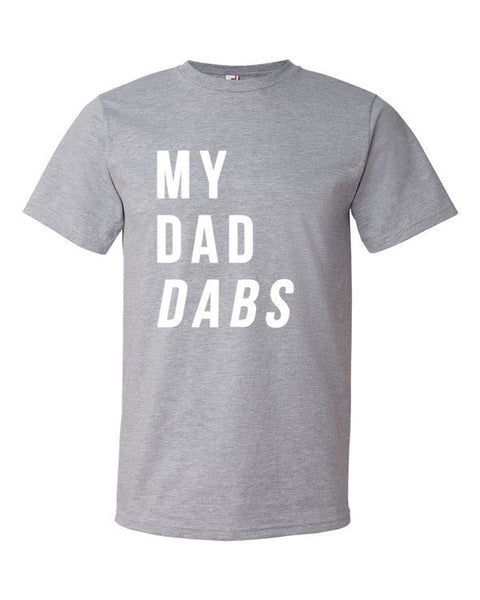 Short Sleeve My Dad Dabs T-Shirt -  - Heather Grey / S - srce threads - 6