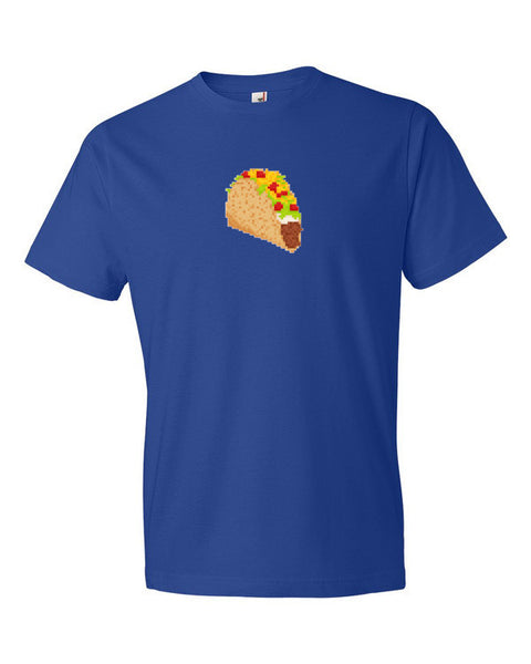 Digital Retro 8 Bit Taco Shirt -  - Royal Blue / S - srce threads - 9