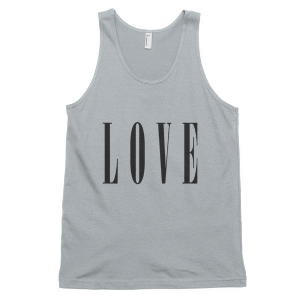 Classic LOVE Tank Top (Unisex) -  - New Silver / XS - srce threads - 7