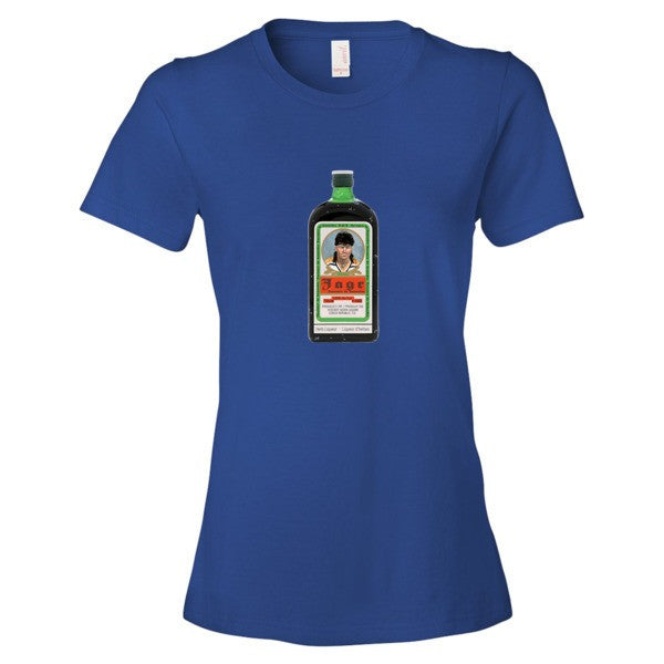 Women's "Jagr - Liquer of the Hockey Gods" Short Sleeve T-Shirt -  - Royal Blue / S - srce threads - 10