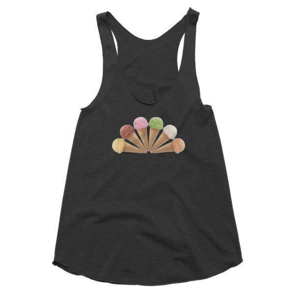 Ice Cream Summer Tank -  - Tri-Black / XS - srce threads - 1