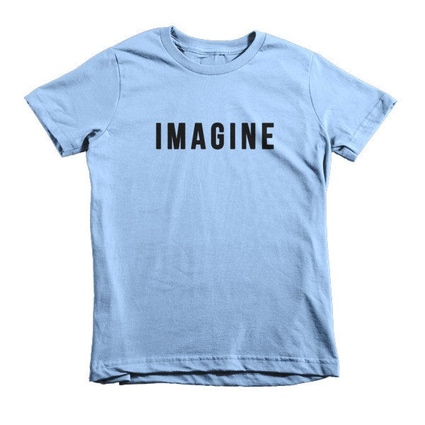 Short Sleeve Imagine Graphic Kids T-Shirt -  - Baby Blue / 2yrs - srce threads - 10