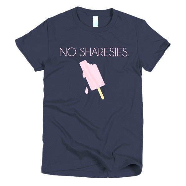 Women's "No Sharesies" Summer Drip Vintage Ice Cream Racerback T-Shirt -  - Navy / S - srce threads - 5