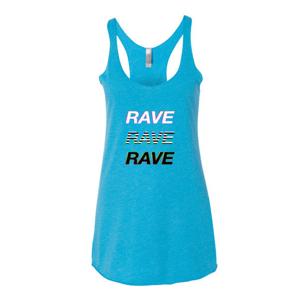 Women's Trip RAVE Tank Top -  - Vintage Turquoise / XS - srce threads - 9