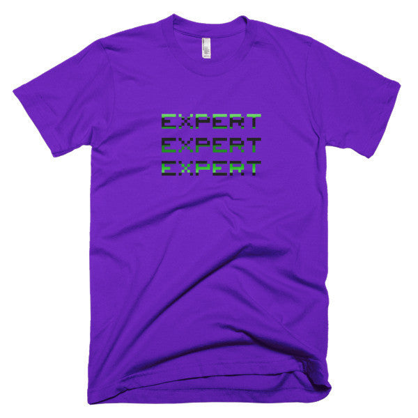 Short Sleeve EXPERT Machine Tri T-Shirt (Unisex) -  - Purple / XS - srce threads - 9