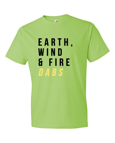 Short Sleeve Earth Wind Fire Dabs T-Shirt -  - Key Lime / S - srce threads - 9