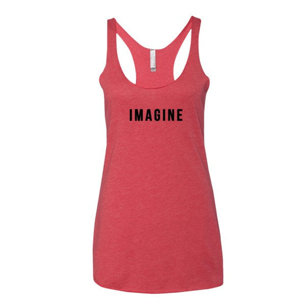 Women's Imagine Graphic Tank Top -  - Vintage Red / XS - srce threads - 10