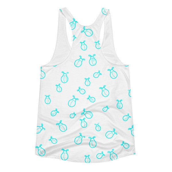 Women's Trip Blue Bug Racerback Summer Tank Top -  -  - srce threads - 2