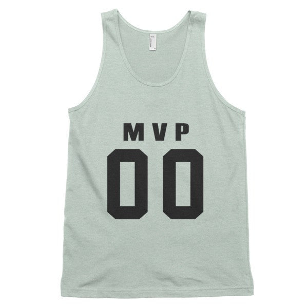 Classic "MVP Double Zero" Tank Top (unisex) -  - Ash Grey Sea Foam / XS - srce threads - 9