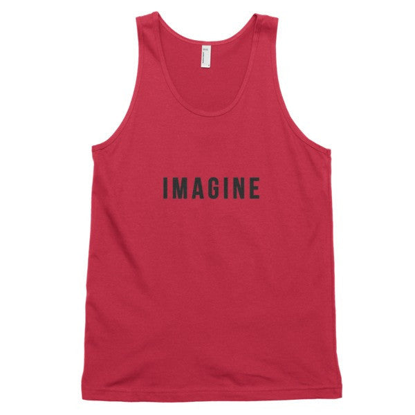 Classic Imagine Graphic Tank Top (Unisex) -  - Red / XS - srce threads - 10