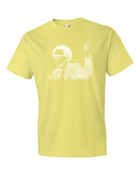 Short Sleeve Negative Bernie Rally T-Shirt (Unisex) - Vintage Throwback Style Rally Design -  - Spring Yellow / S - srce threads - 10