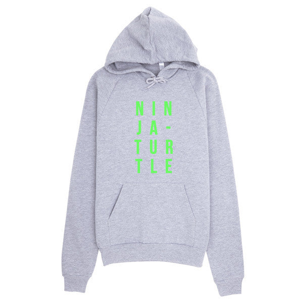 Neon Ninja-Turtle Hoodie -  - Heather Grey / XS - srce threads - 7