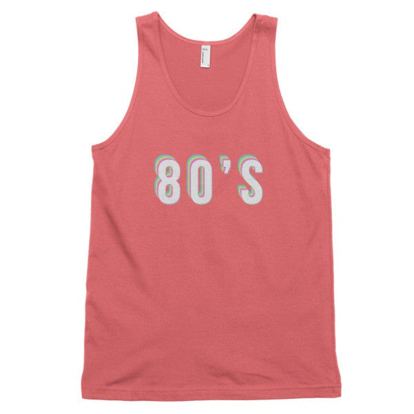Classic Trippy 80's Tank Top (unisex) -  - Coral / XS - srce threads - 14