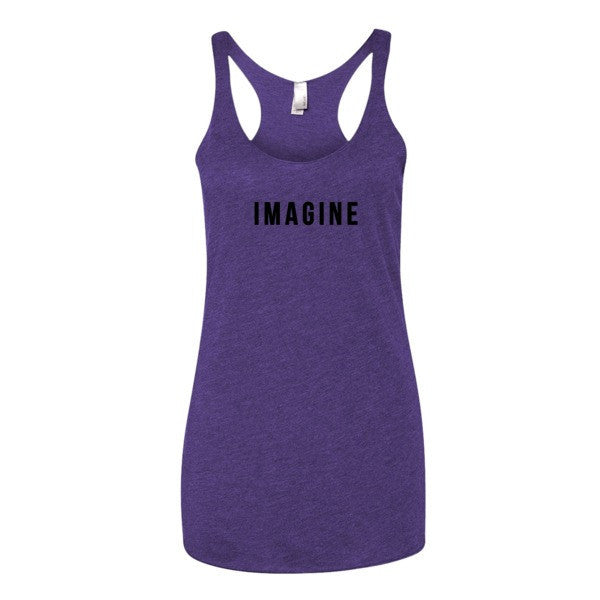 Women's Imagine Graphic Tank Top -  - Purple Rush / XS - srce threads - 4