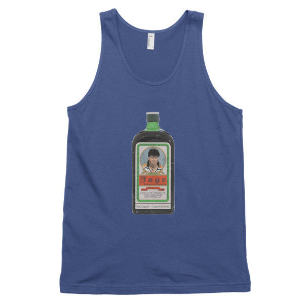 Classic "Jagr - Liquer of the Hockey Gods"  Tank Top (Unisex) -  - Lapis / XS - srce threads - 7