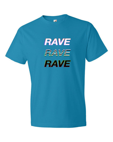 Short Sleeve Trip RAVE t-shirt -  - Caribbean Blue / S - srce threads - 12