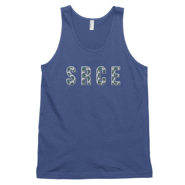 Classic SRCE Alien Blue Over Design Tank Top (Unisex) -  - Lapis / XS - srce threads - 7