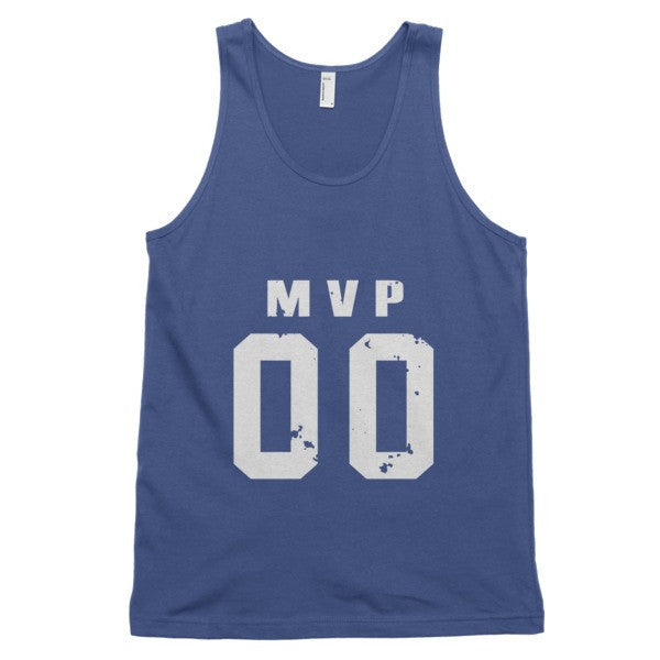 Classic MVP Double Zero White Tank Top (Unisex) -  - Lapis / XS - srce threads - 6