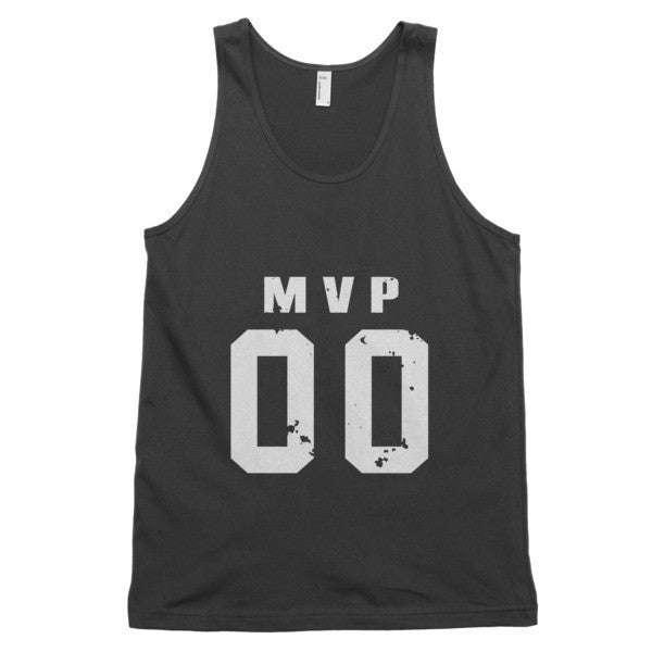 Classic MVP Double Zero White Tank Top (Unisex) -  - Black / XS - srce threads - 1