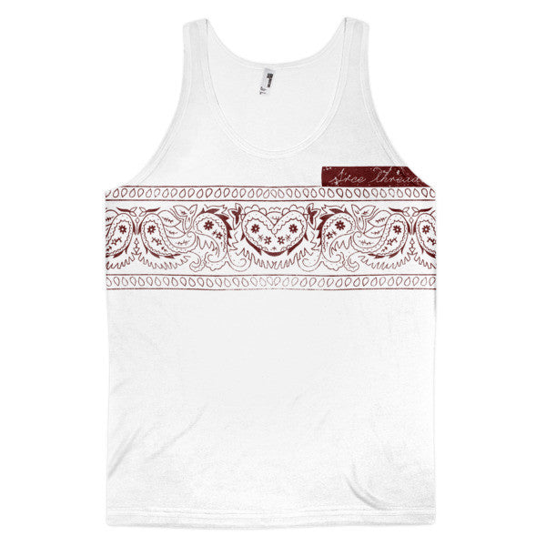 Classic SRCE Bandana Brown Tank Top (Unisex) -  - XS - srce threads